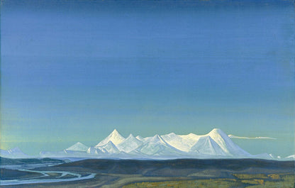 The Greatest and Holiest of Tangla, From the "Shambalah" Series - by Nicholas Roerich