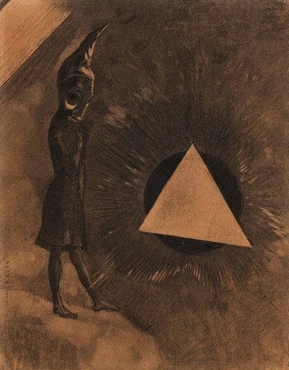 Concern for the Absolute... Philosopher - by Odilon Redon