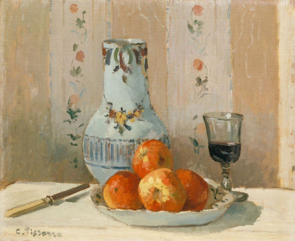 Still Life with Apples and Pitcher