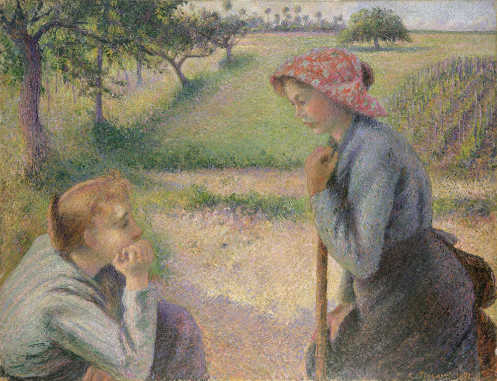 Two Young Peasant Women