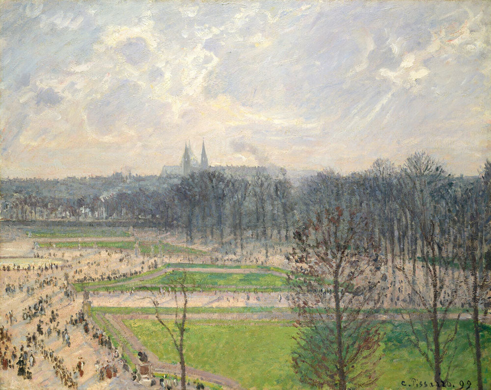 The Garden of the Tuileries on a Winter Afternoon