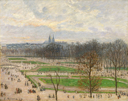 The Garden of the Tuileries on a Winter Afternoon