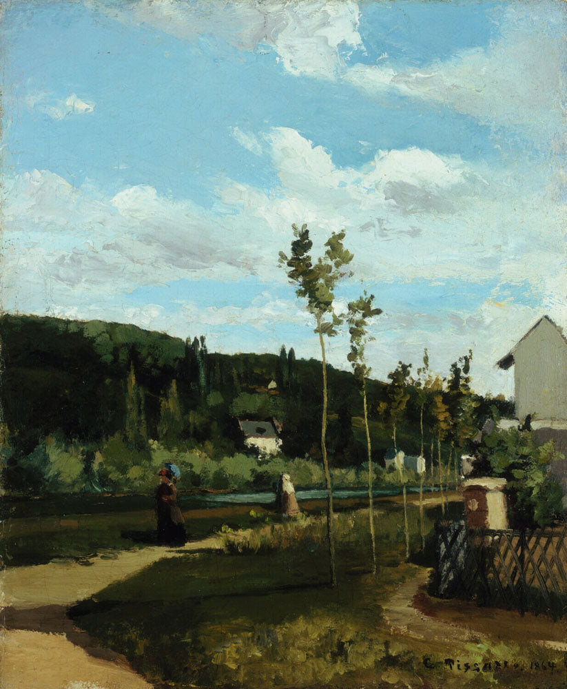 Strollers on a Country Road, La Varenne-Saint-Hilaire