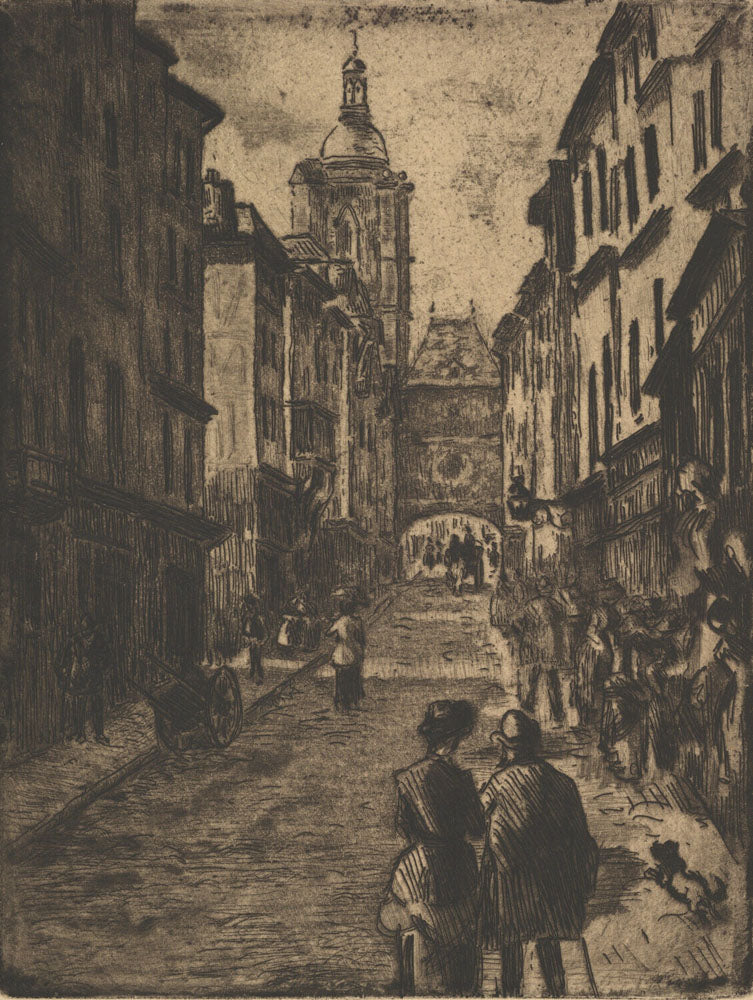 The Street of the Grand Clock, Rouen