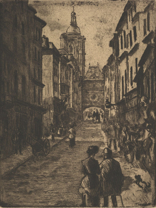 The Street of the Grand Clock, Rouen