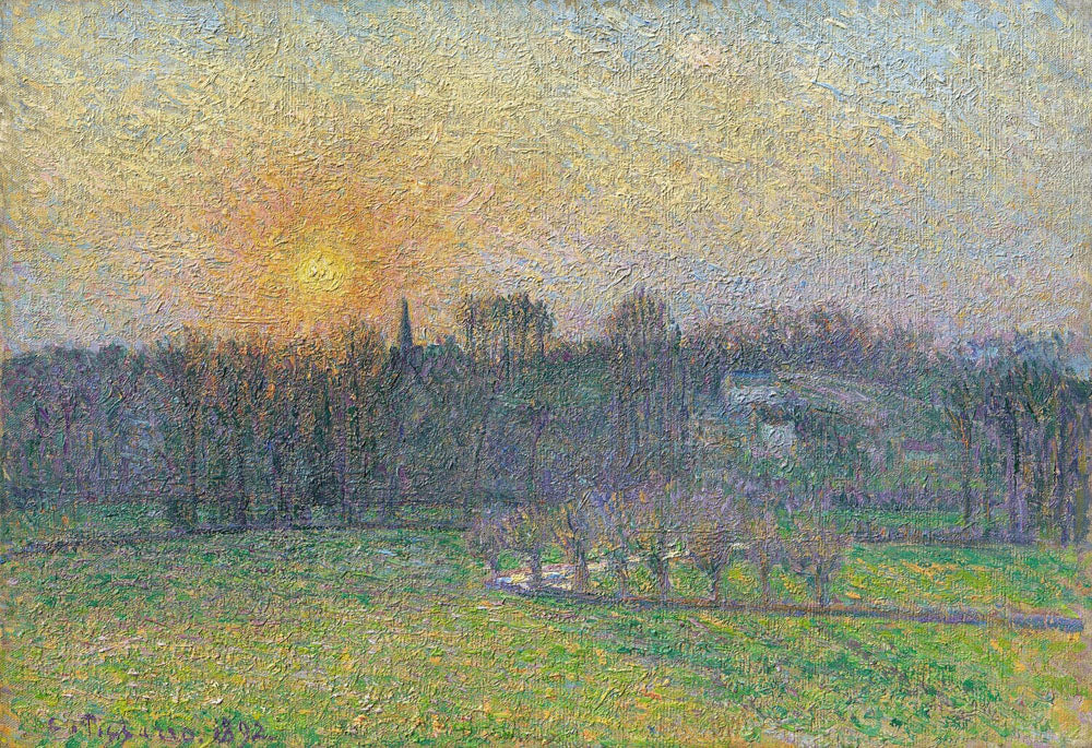 View of Bazincourt, Sunset