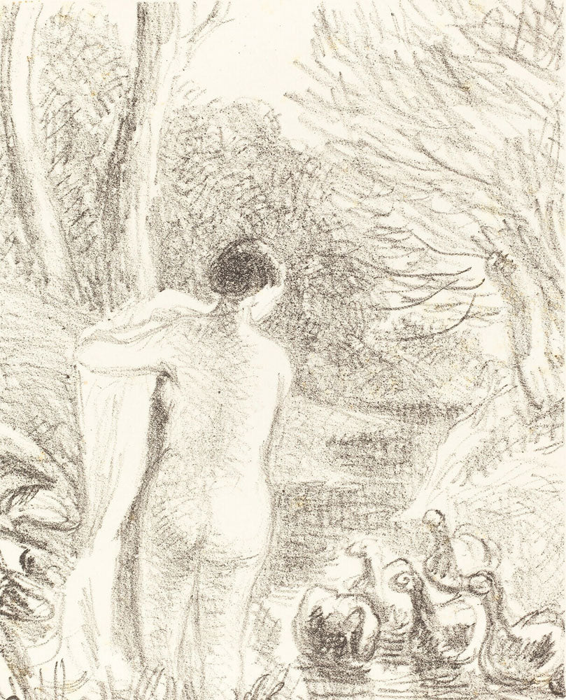 Gardeuse d'oies nue (Nude Goose Girl)