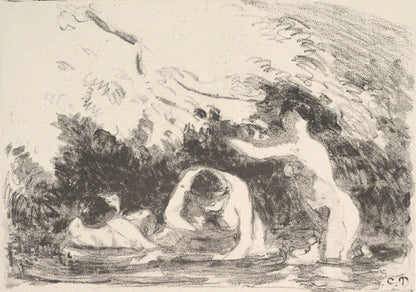 Bathers in the Shade of Wooded Banks