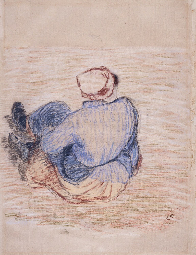 Peasant Girl Seated on the Ground