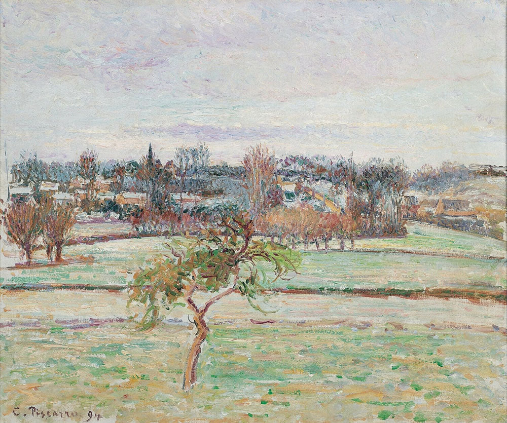 View From the Artist’s Studio at Éragny - by Camille Pissarro