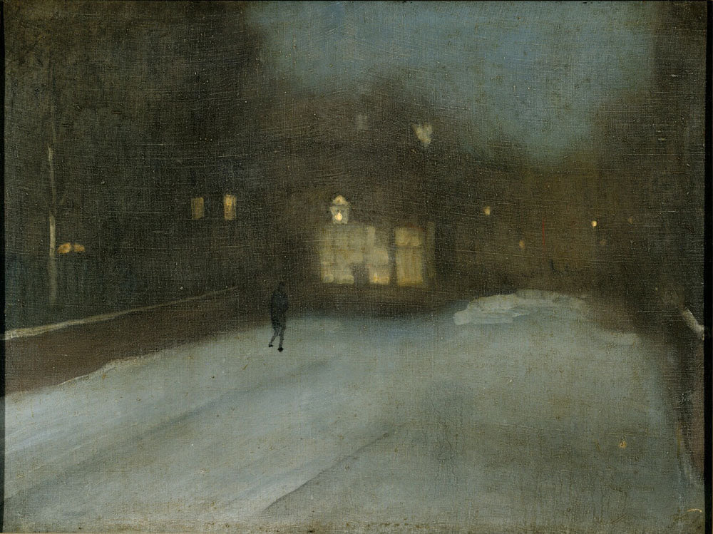 Nocturne in Grey and Gold: Chelsea Snow