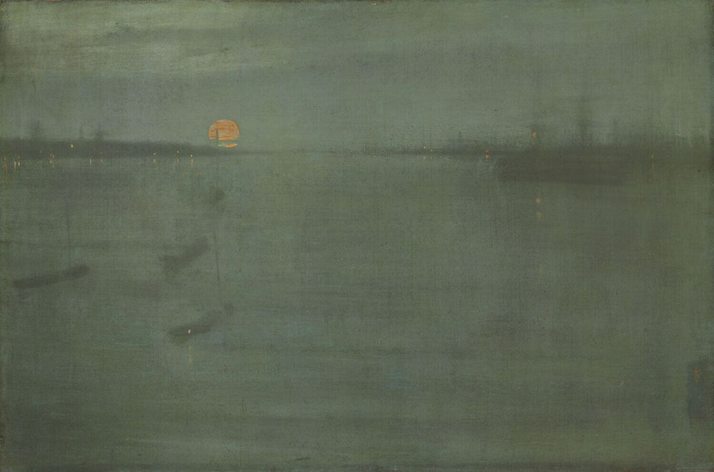 Nocturne: Blue and Gold—Southampton Water - by James Abbott McNeill Whistler