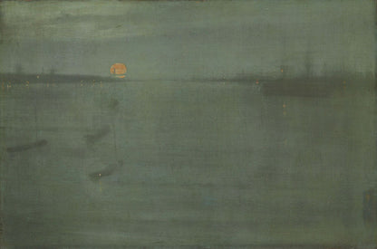 Nocturne: Blue and Gold—Southampton Water - by James Abbott McNeill Whistler