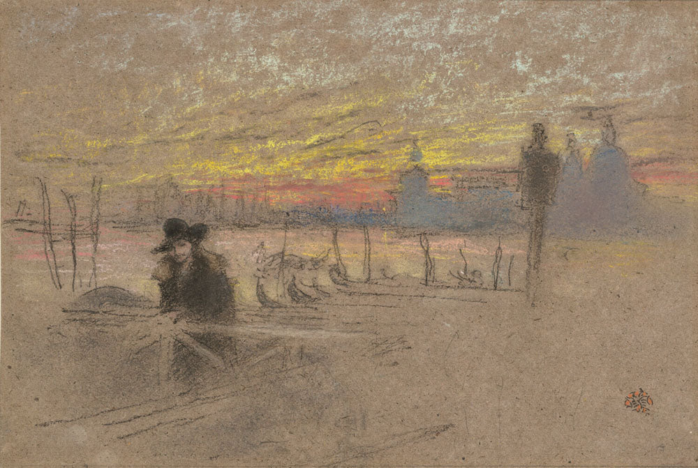 Sunset; Red and Gold,The Gondolier