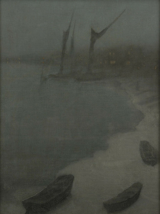 Nocturne: Grey and Silver--Chelsea Embankment, Winter