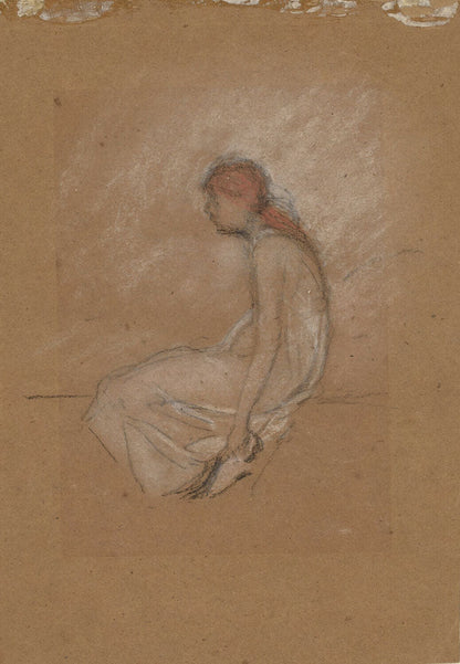 Seated Woman with Red Hair