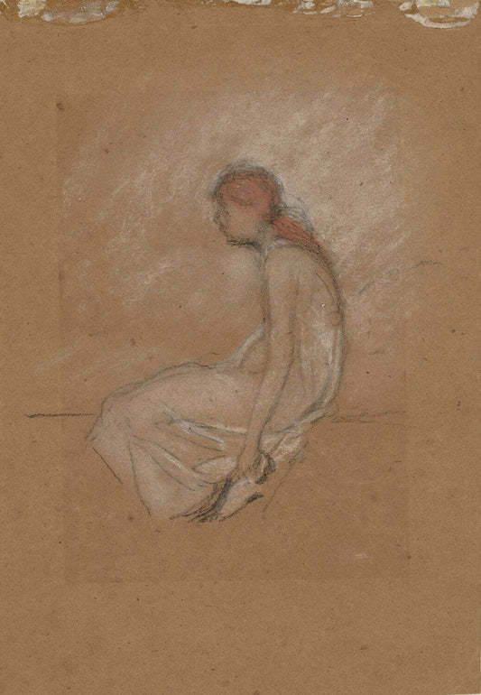 Seated Woman with Red Hair