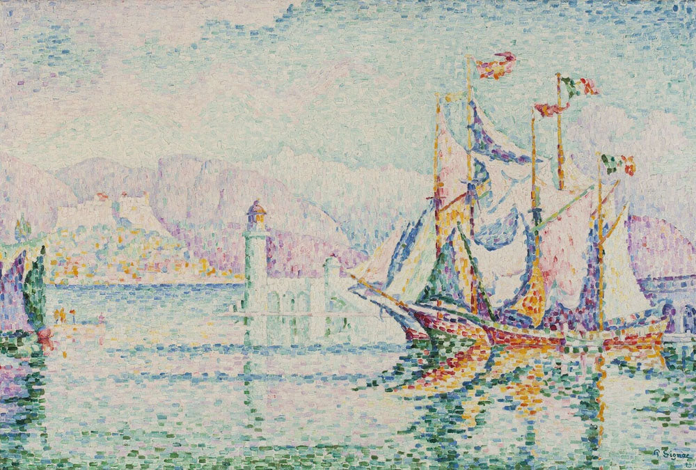 Antibes. Morning - by Paul Signac