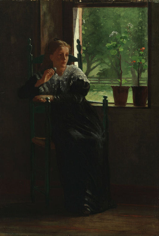 At the Window - by Winslow Homer