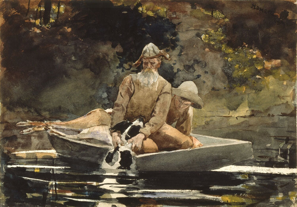 After the Hunt - by Winslow Homer