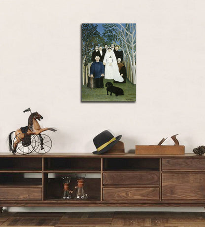 The Wedding Party - by Henri Rousseau