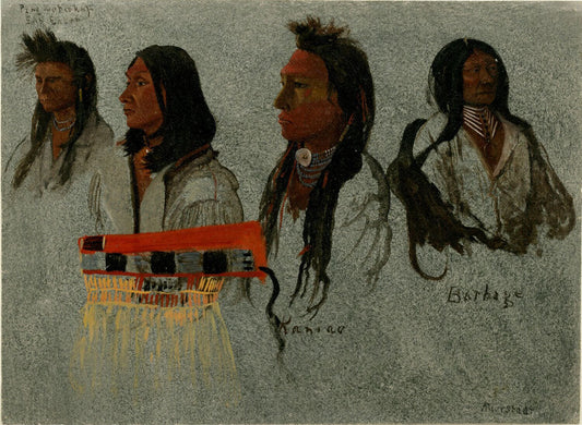 Four Portraits of North American Indians