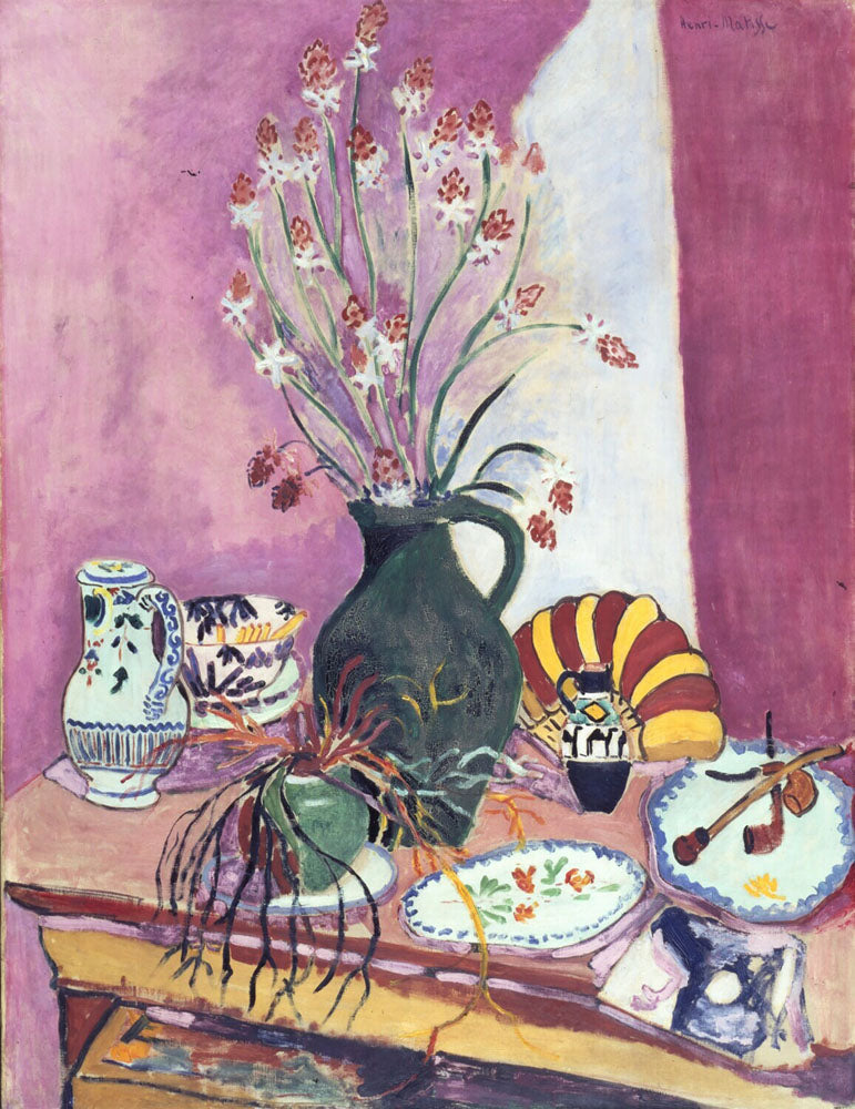 Nature morte aux asphodèles (Still Life with Asphodels) - by Henri Matisse