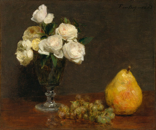 Still Life with Roses and Fruit