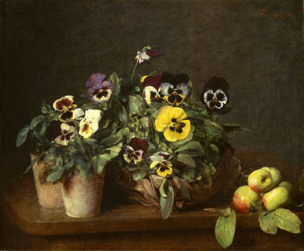 Still Life with Pansies