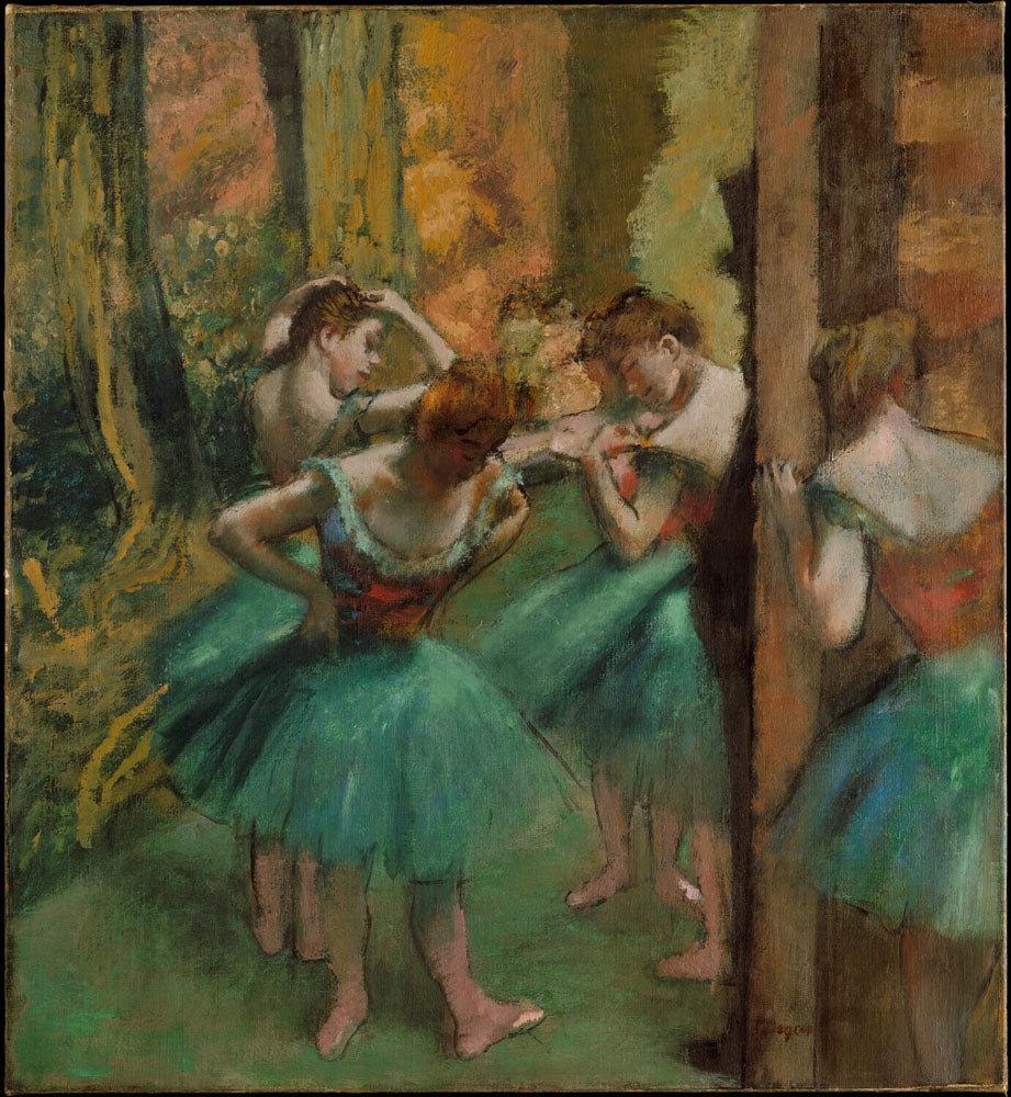 Dancers, Pink and Green