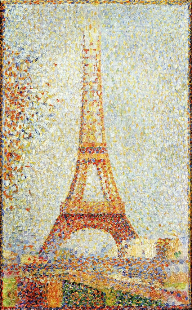 The Eiffel Tower - by Georges Seurat