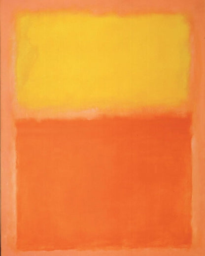 Orange and Yellow - by Mark Rothko