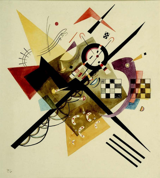 On White II - by Wassily Kandinsky