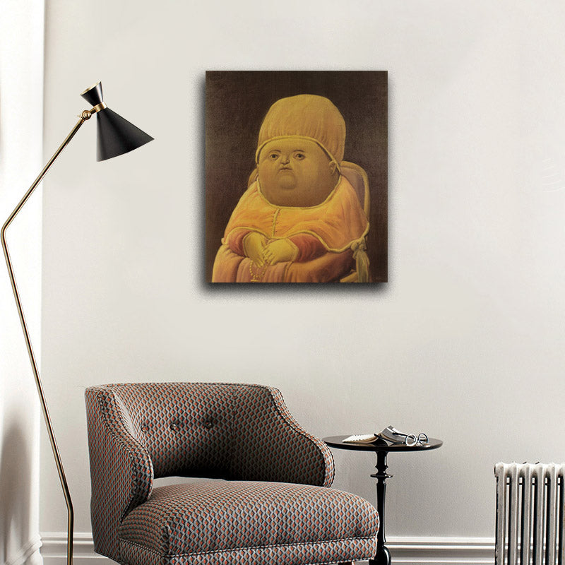 Pope Leo X (after Raphael) - by Fernando Botero