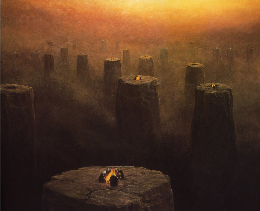 Untitled - by Zdzislaw Beksinski