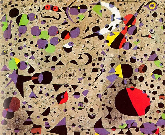 The Poetess - by Joan Miro