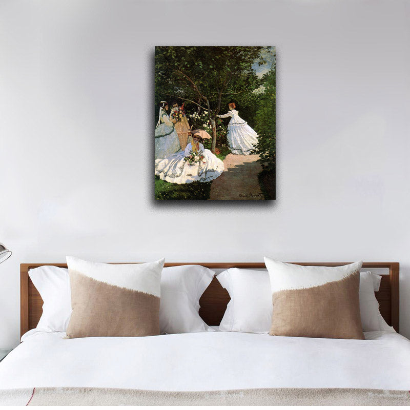 Women in the garden - by Claude Monet