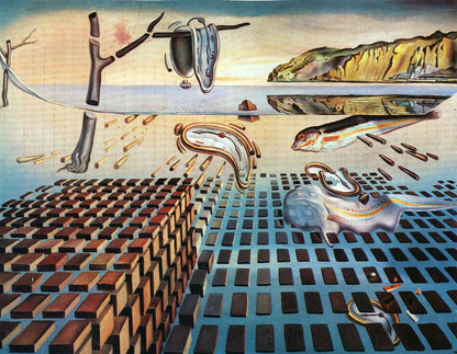 The Disintegration of the Persistence of Memory - by Salvador Dali