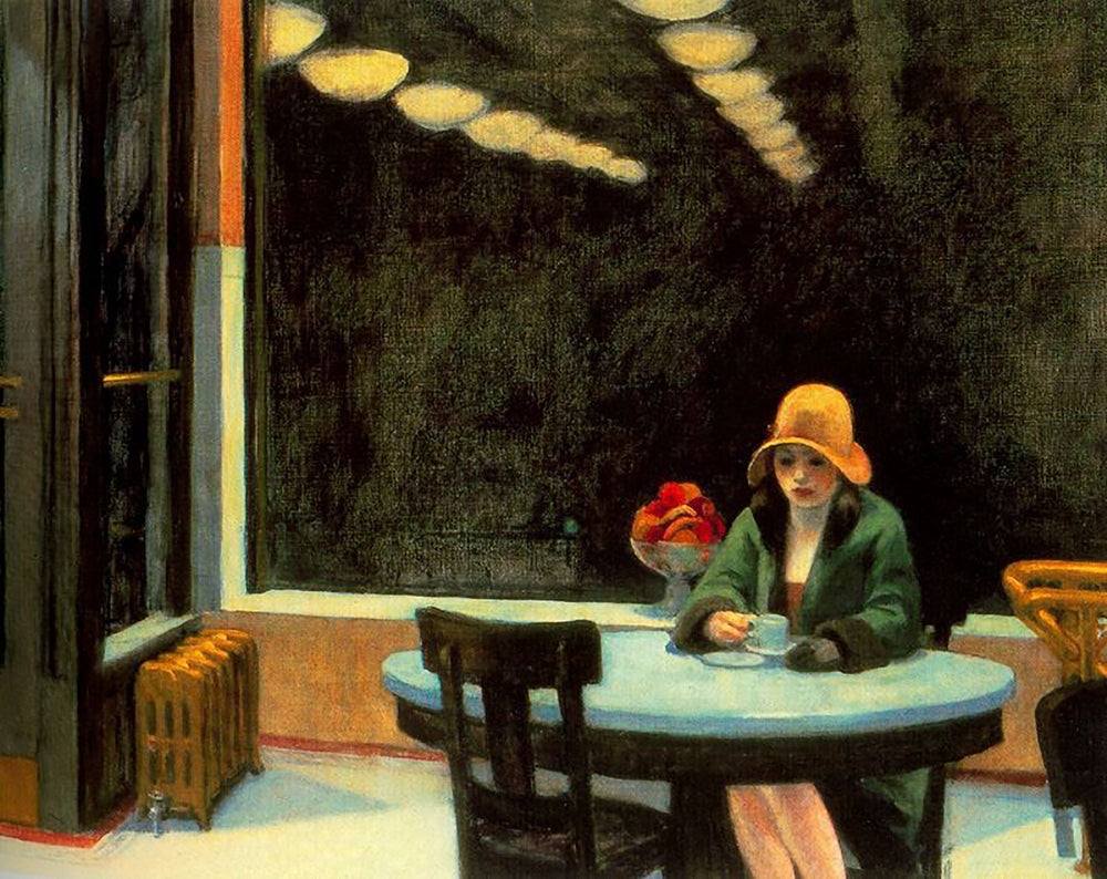 Automat - by Edward Hopper