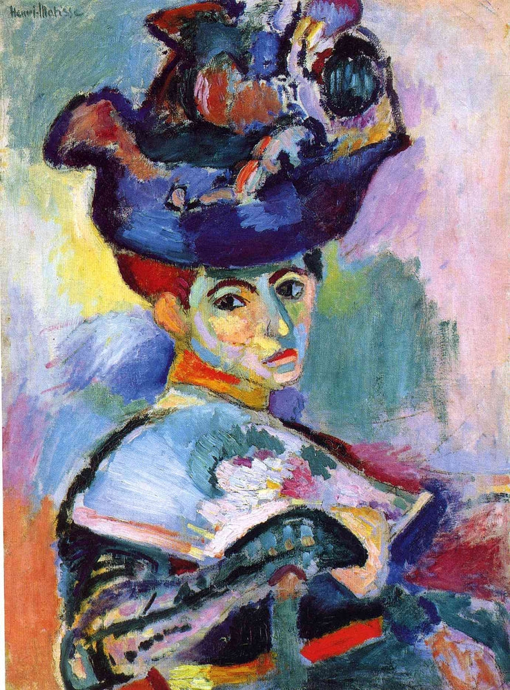 Woman with a Hat - by Henri Matisse