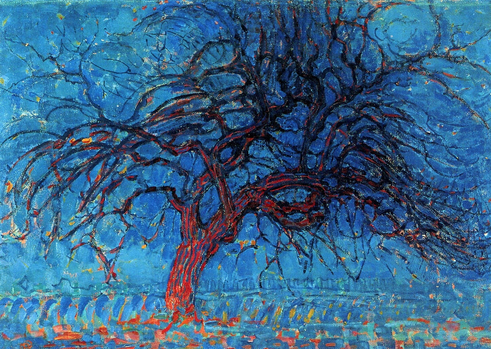 Avond (Evening): The Red Tree - by Piet Mondrian