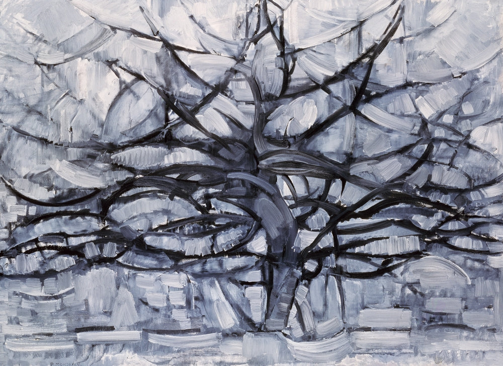 The Gray Tree - by Piet Mondrian