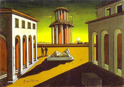 Piazza d'Italia - by Giorgio de Chirico