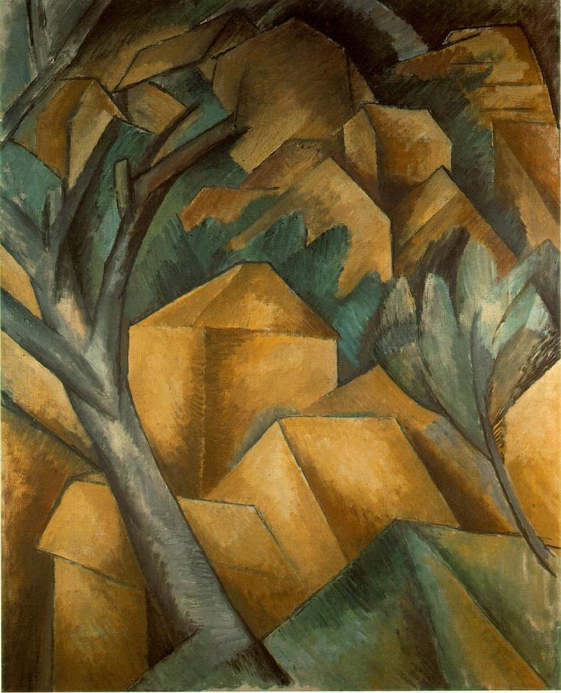 Houses at Estaque - by Georges Braque