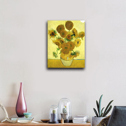 Still Life - Vase with Fifteen Sunflowers - by Vincent van Gogh
