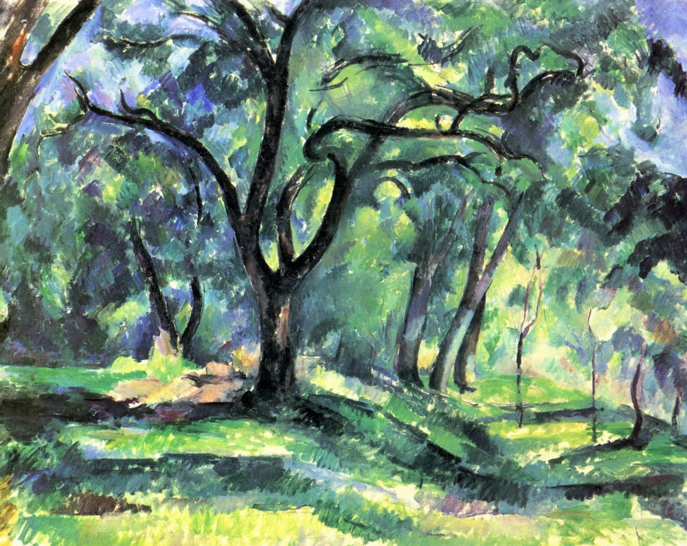 Forest - by Paul Cezanne