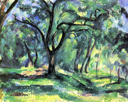 Forest - by Paul Cezanne