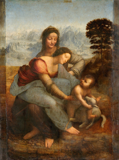 The Virgin and Child with St. Anne - by Leonardo da Vinci