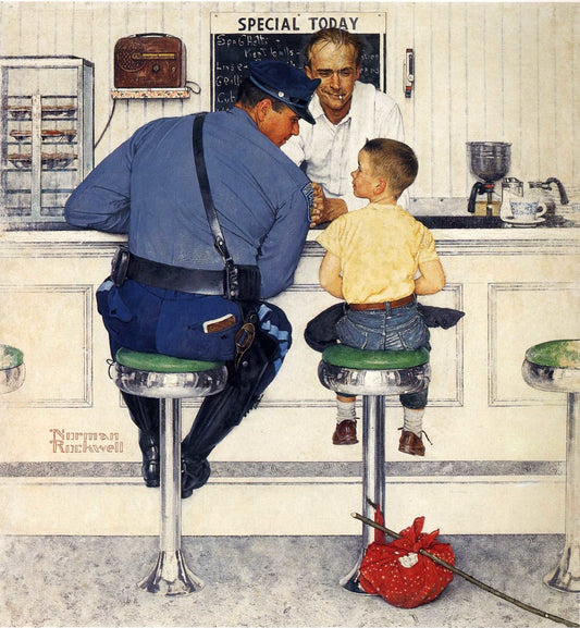 The Runaway - by Norman Rockwell