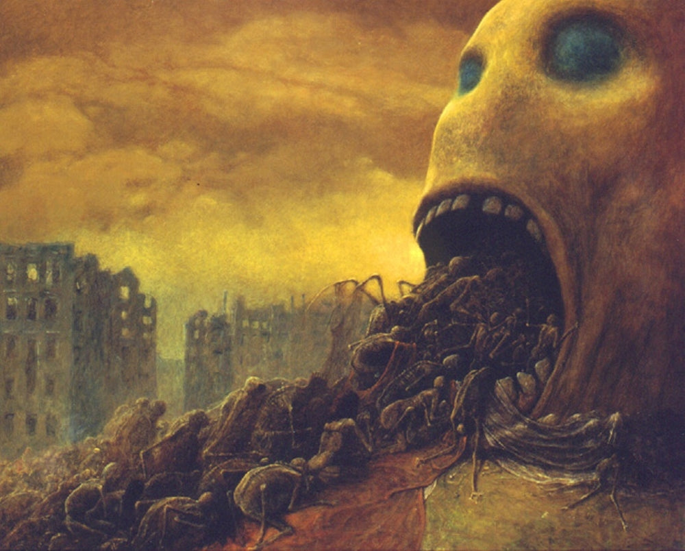 Untitled - by Zdzislaw Beksinski